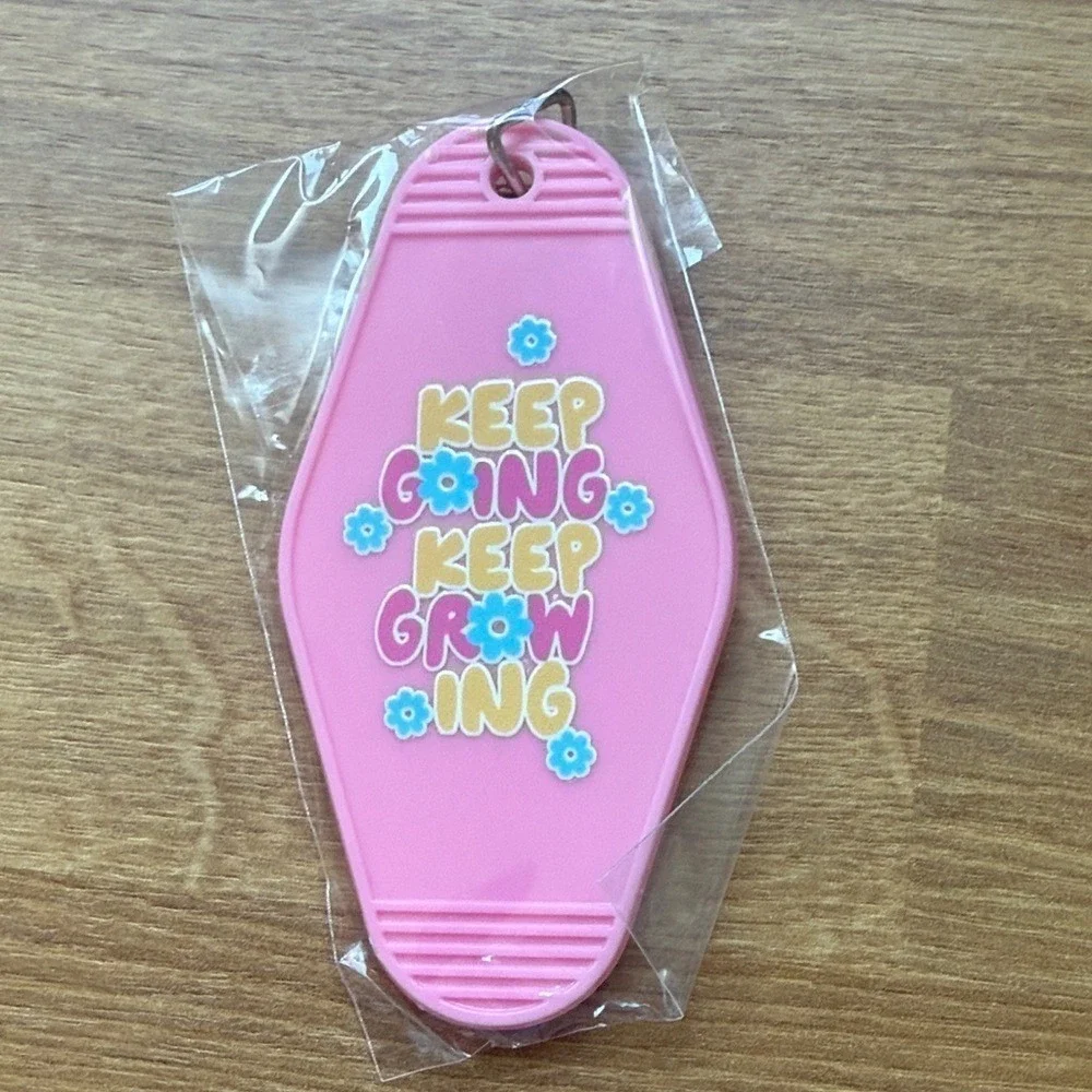 Retro Motel Style Keychain‎ Lot Sassy Phrases Y2K Aesthetic Key Tags NEW
